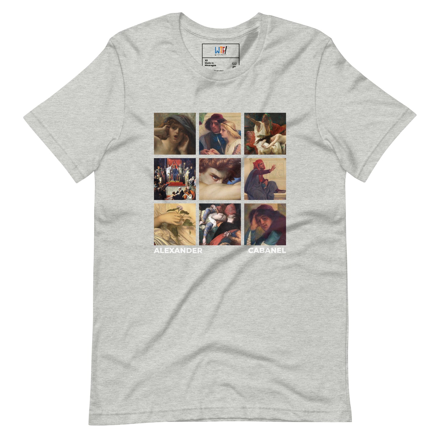 Alexander Cabanel Masterpieces - Unisex t-shirt