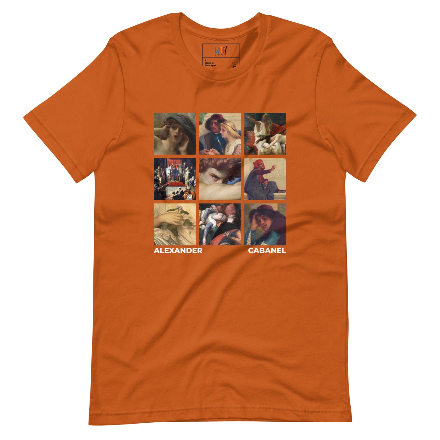 Alexander Cabanel Masterpieces - Unisex t-shirt