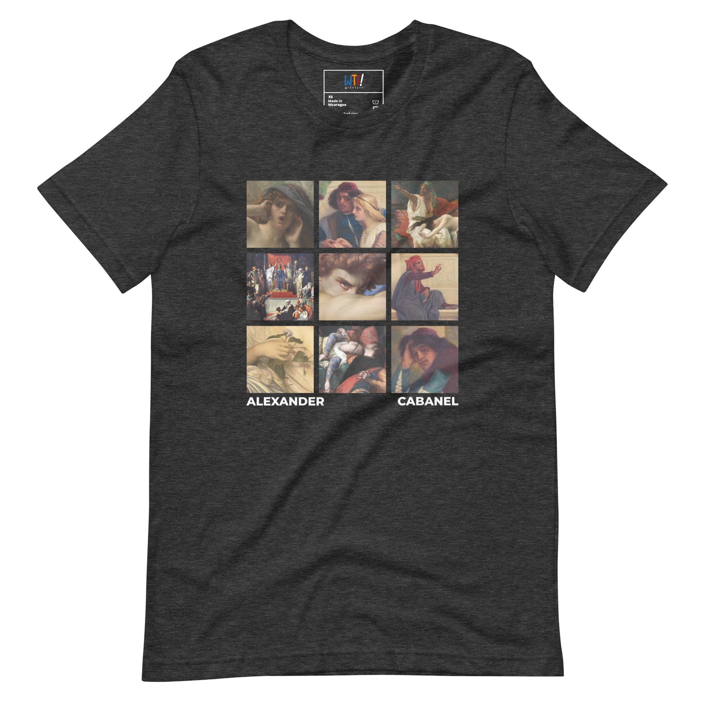 Alexander Cabanel Masterpieces - Unisex t-shirt