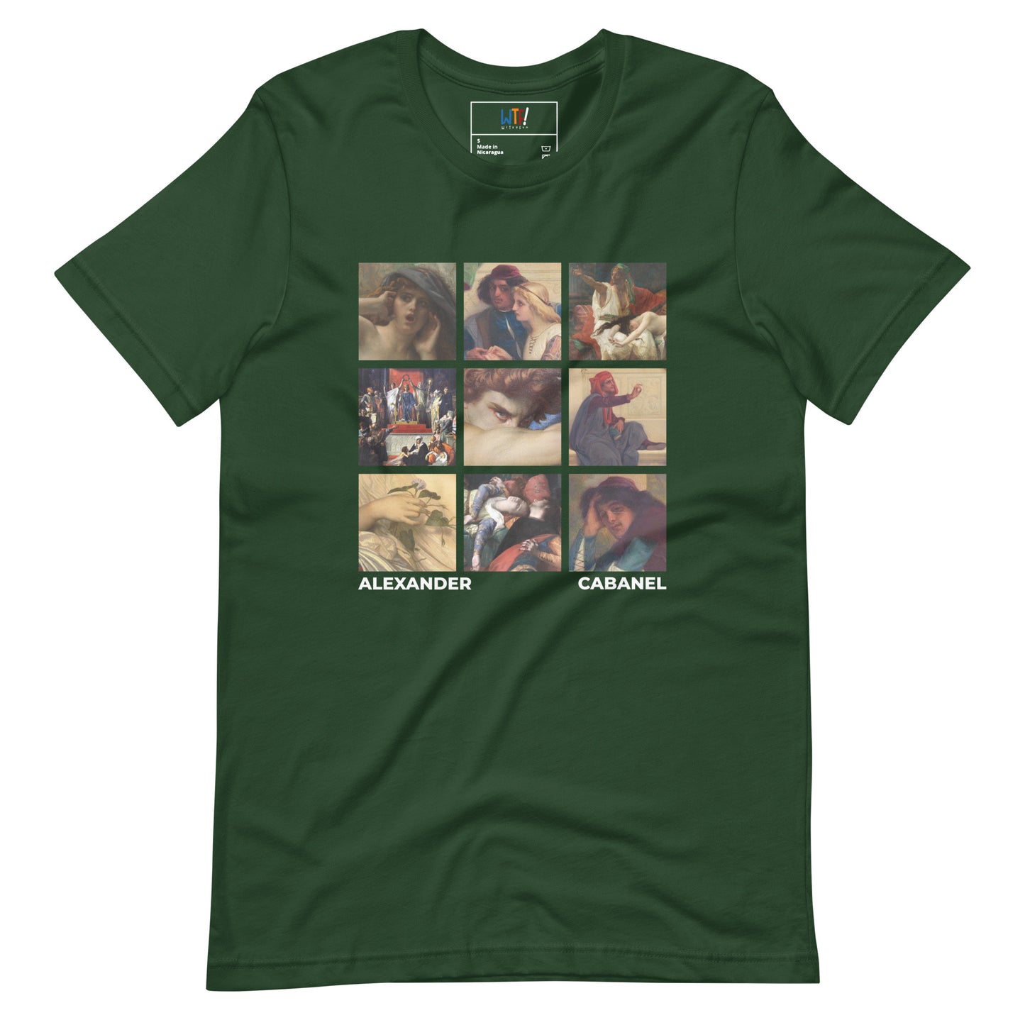 Alexander Cabanel Masterpieces - Unisex t-shirt