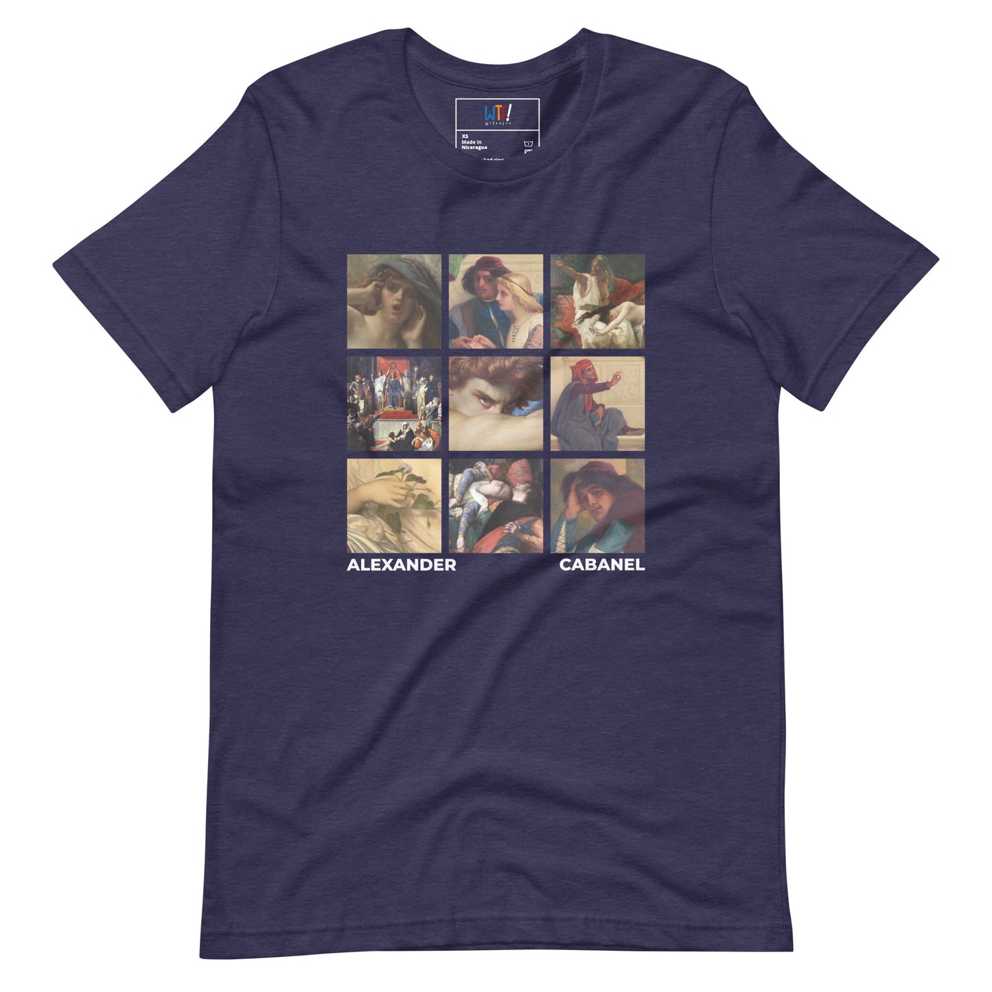 Alexander Cabanel Masterpieces - Unisex t-shirt