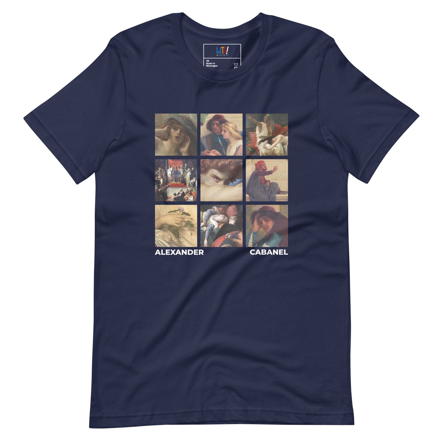 Alexander Cabanel Masterpieces - Unisex t-shirt