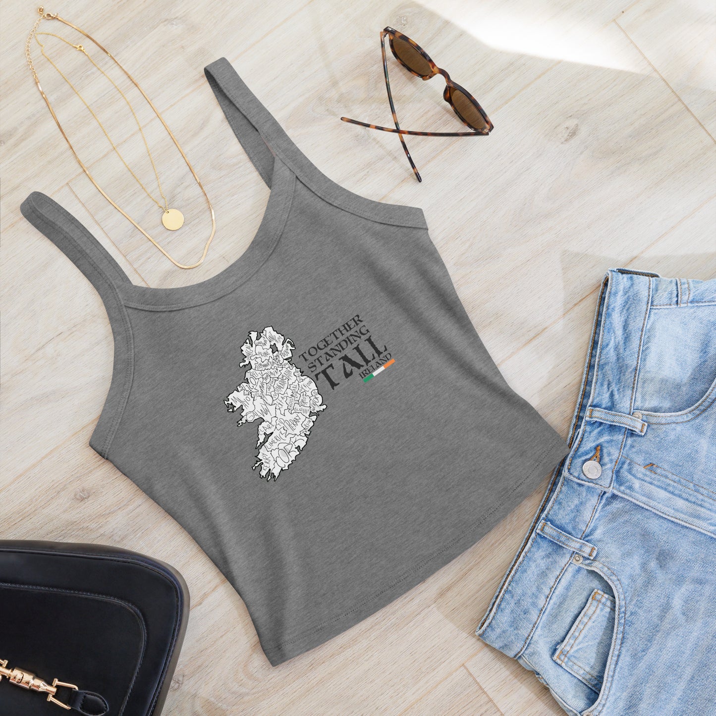 Together Standing Tall Ireland - Women’s micro-rib tank top