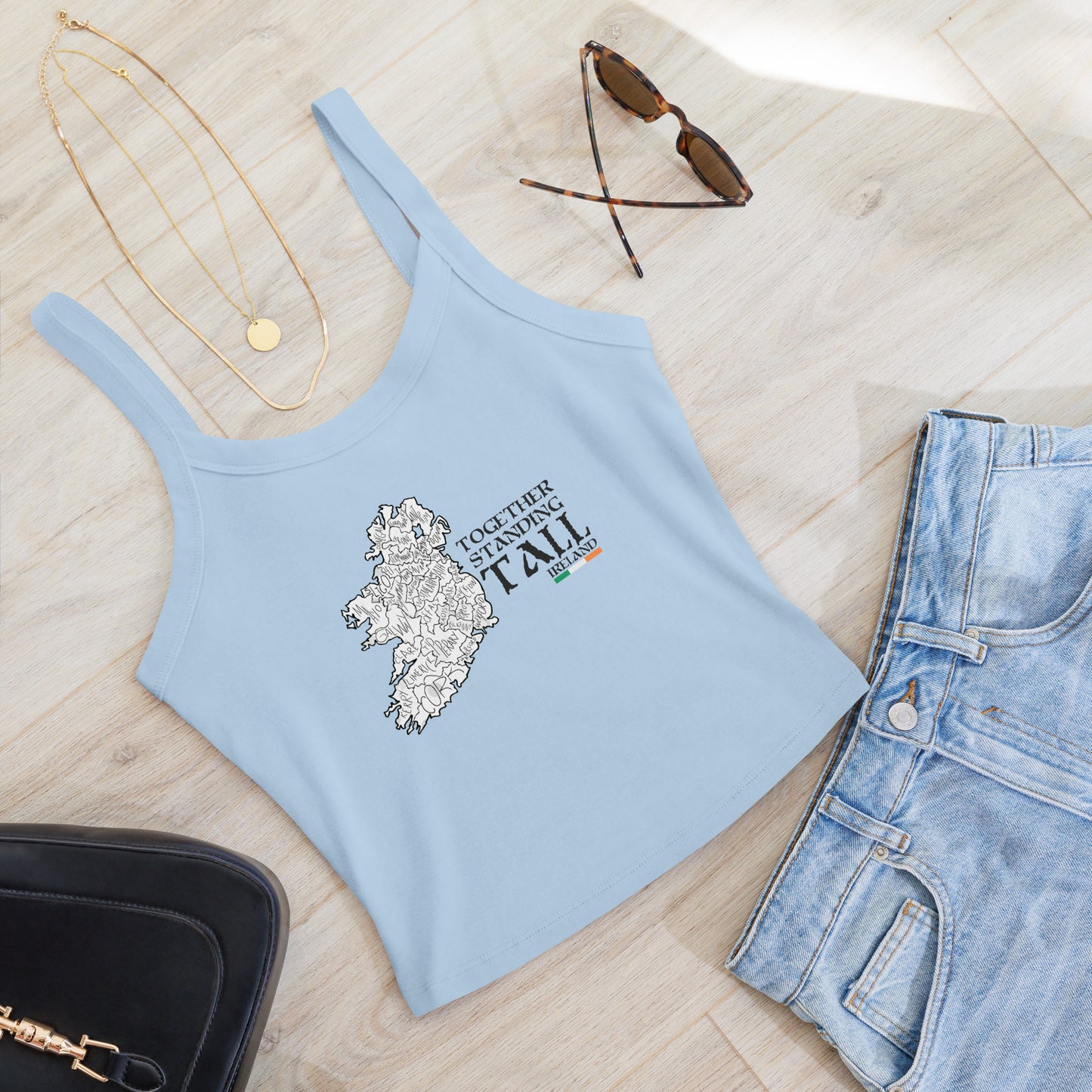 Together Standing Tall Ireland - Women’s micro-rib tank top