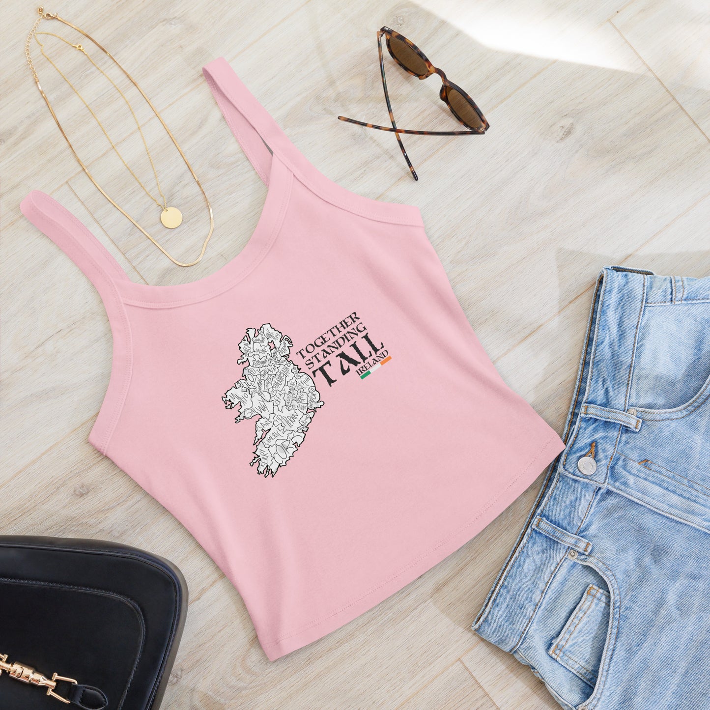 Together Standing Tall Ireland - Women’s micro-rib tank top